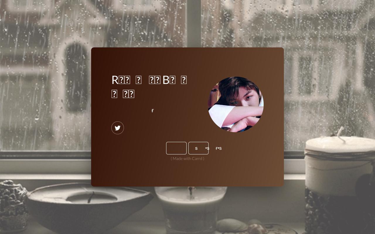Carrd profile picture for @raz